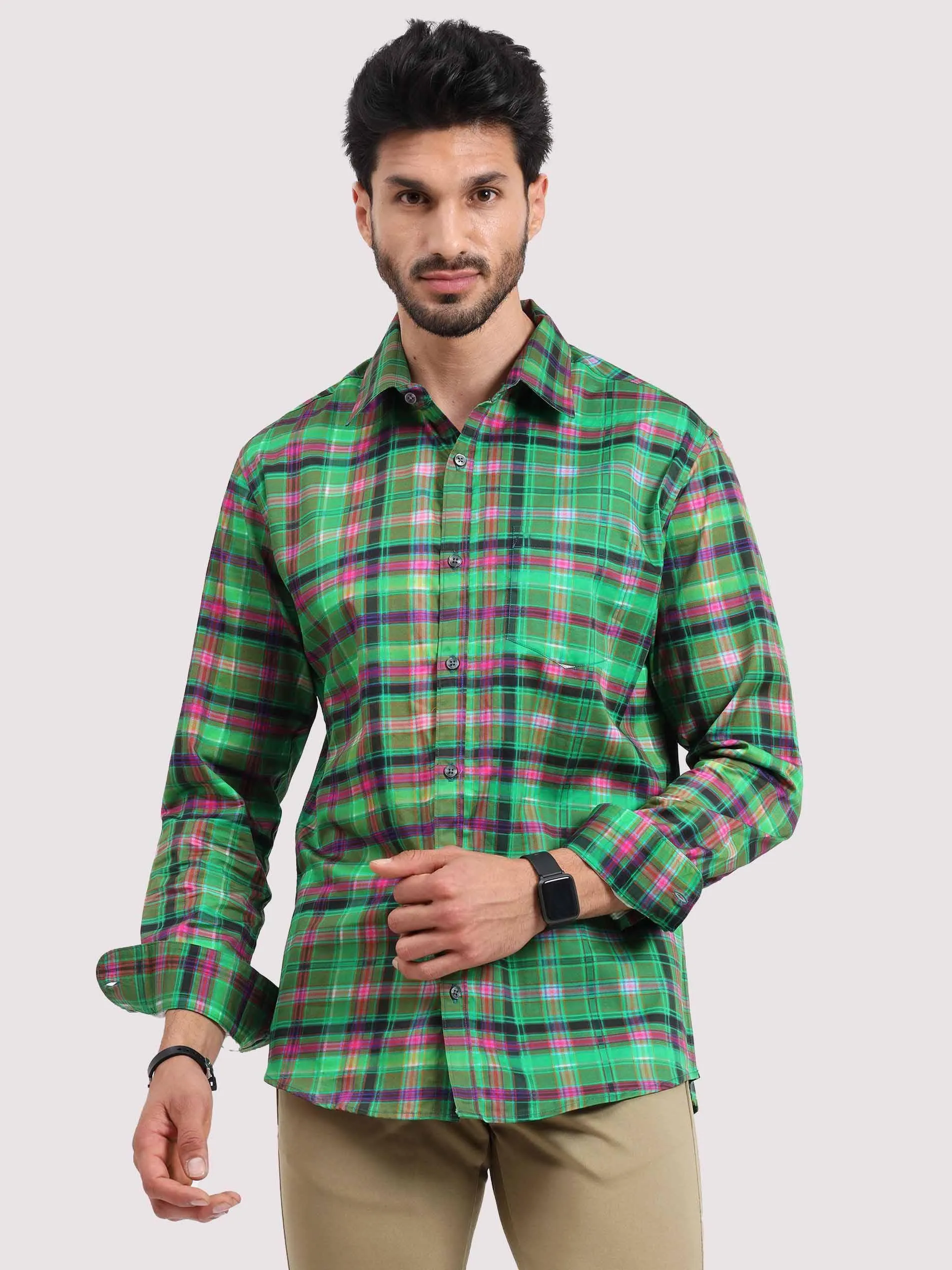 Good Old Checks Printed Full Sleeve Shirt