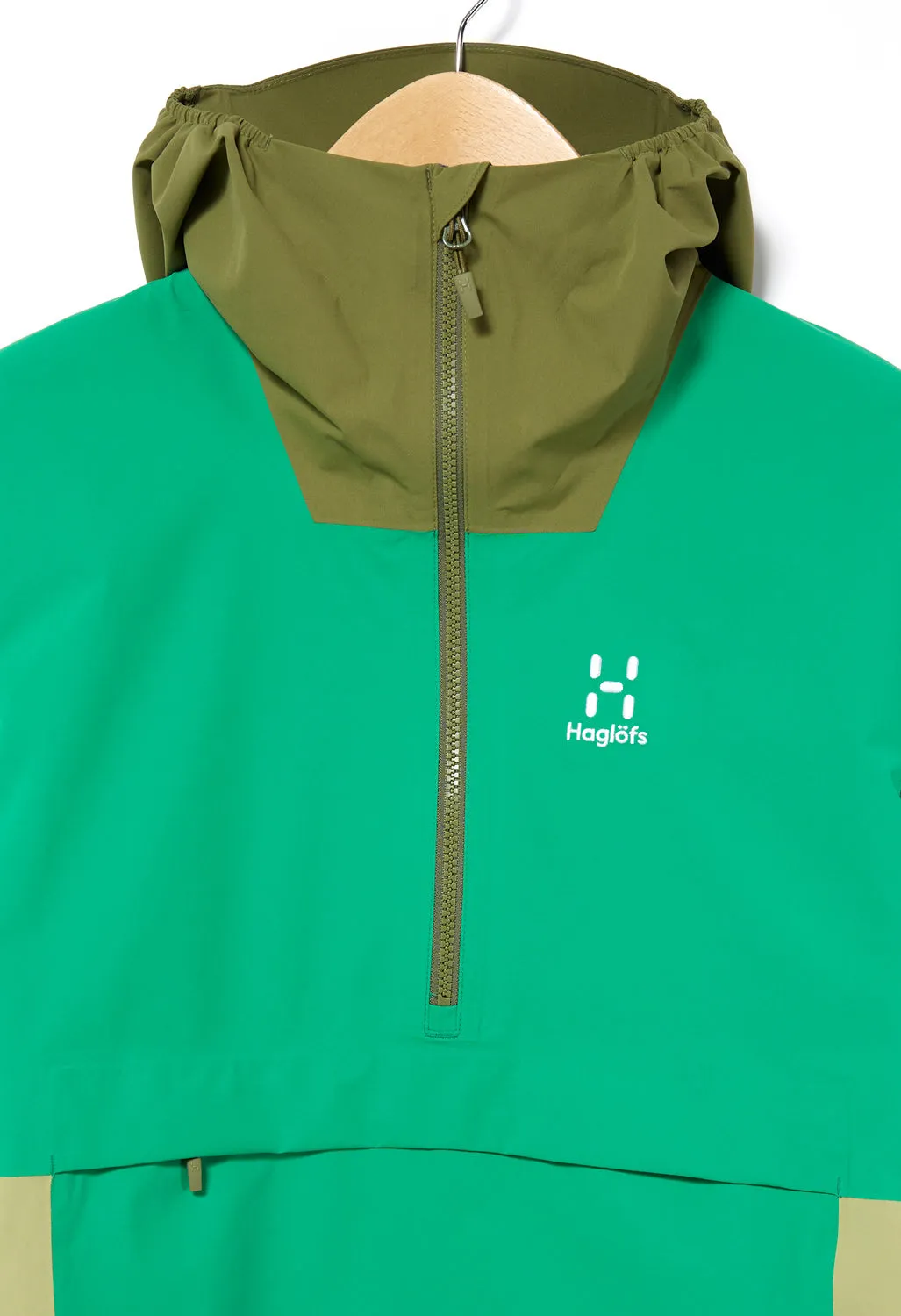 Haglöfs Men's Sparv Proof Anorak - Jelly Green/Thyme Green