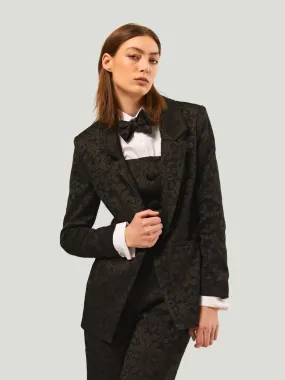 Hilary MacMillan Paisley Jacquard Blazer