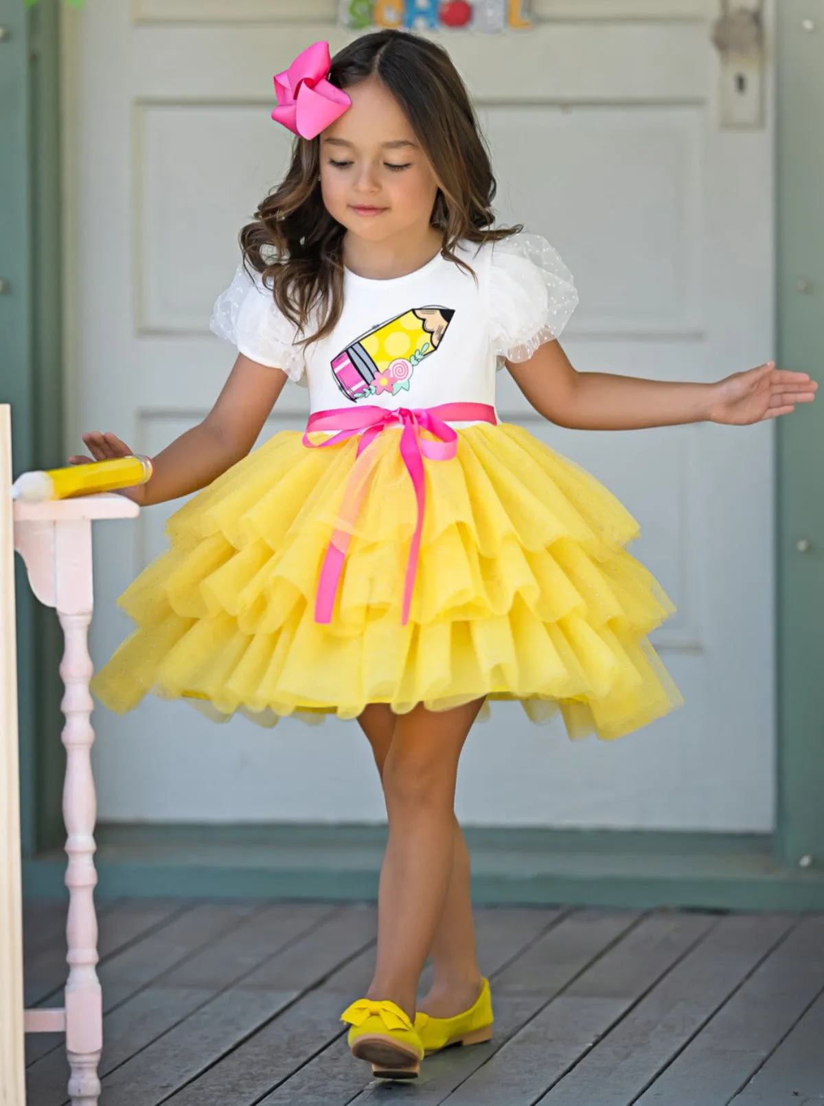 Homeroom Ballerina Layered Tutu Dress