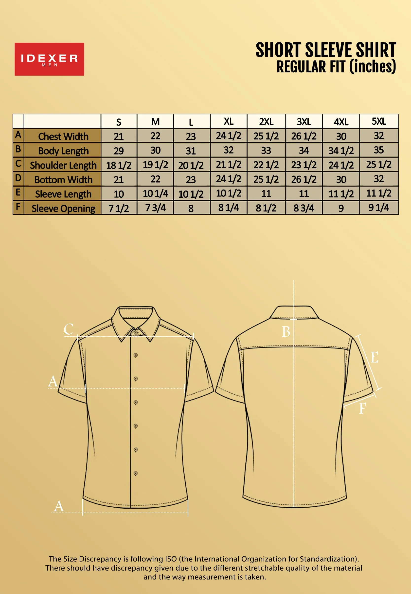 IDEXER SHORT SLEEVE SHIRT [REGULAR FIT] ID0216