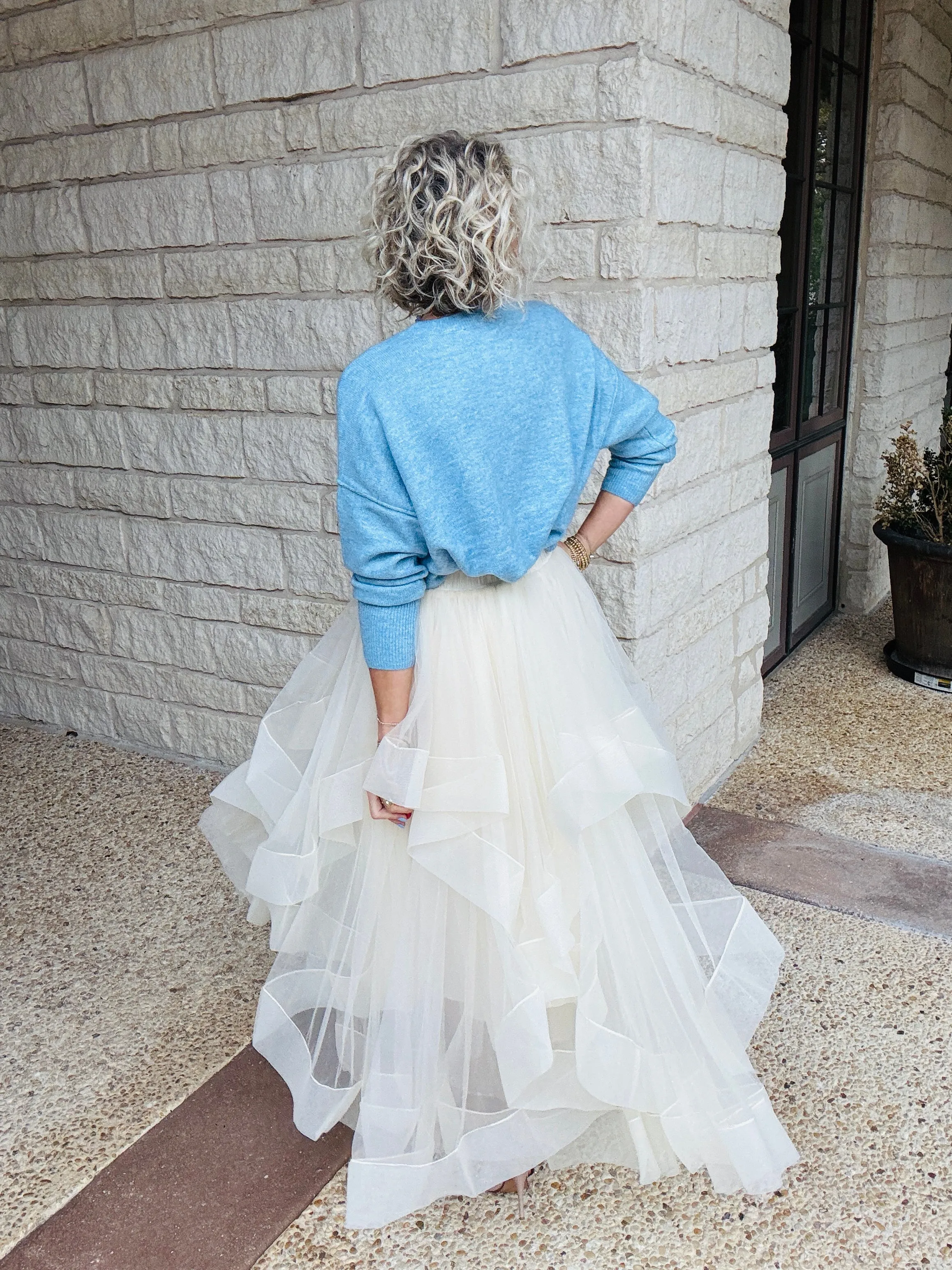 Ivory Maxi Skirt