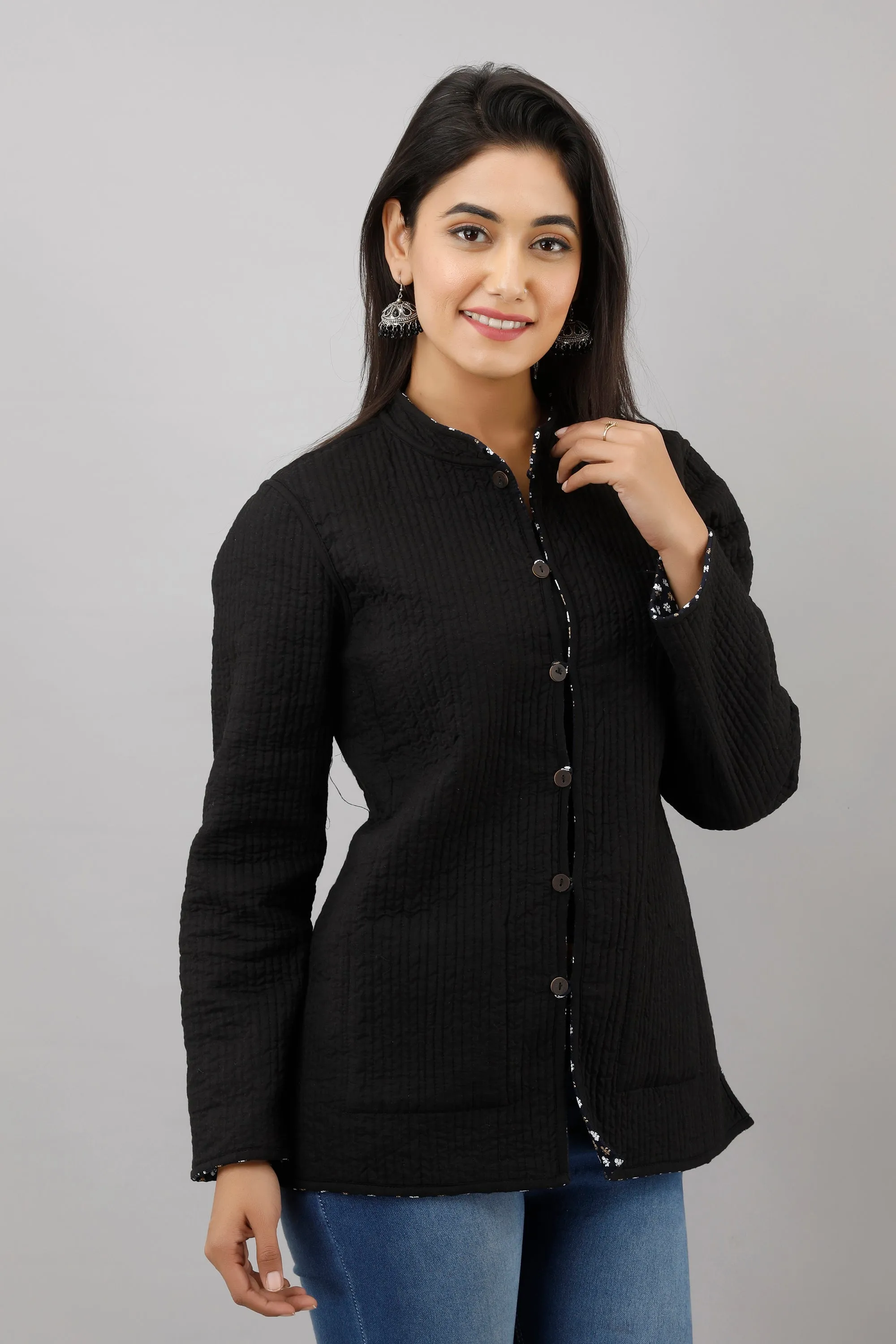 Jaipurite Reversible Woolen Jacket