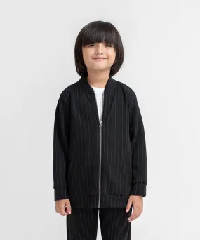 Kids' LuxeStretch Pin Stripe Jacket