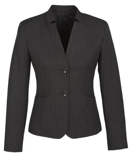 Ladies Short Jacket with Reverse Lapel