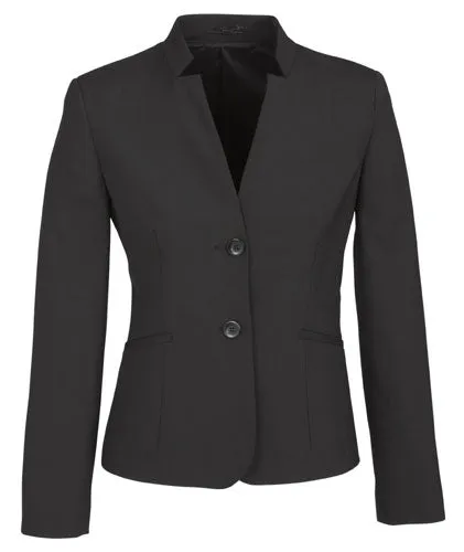 Ladies Short Jacket with Reverse Lapel