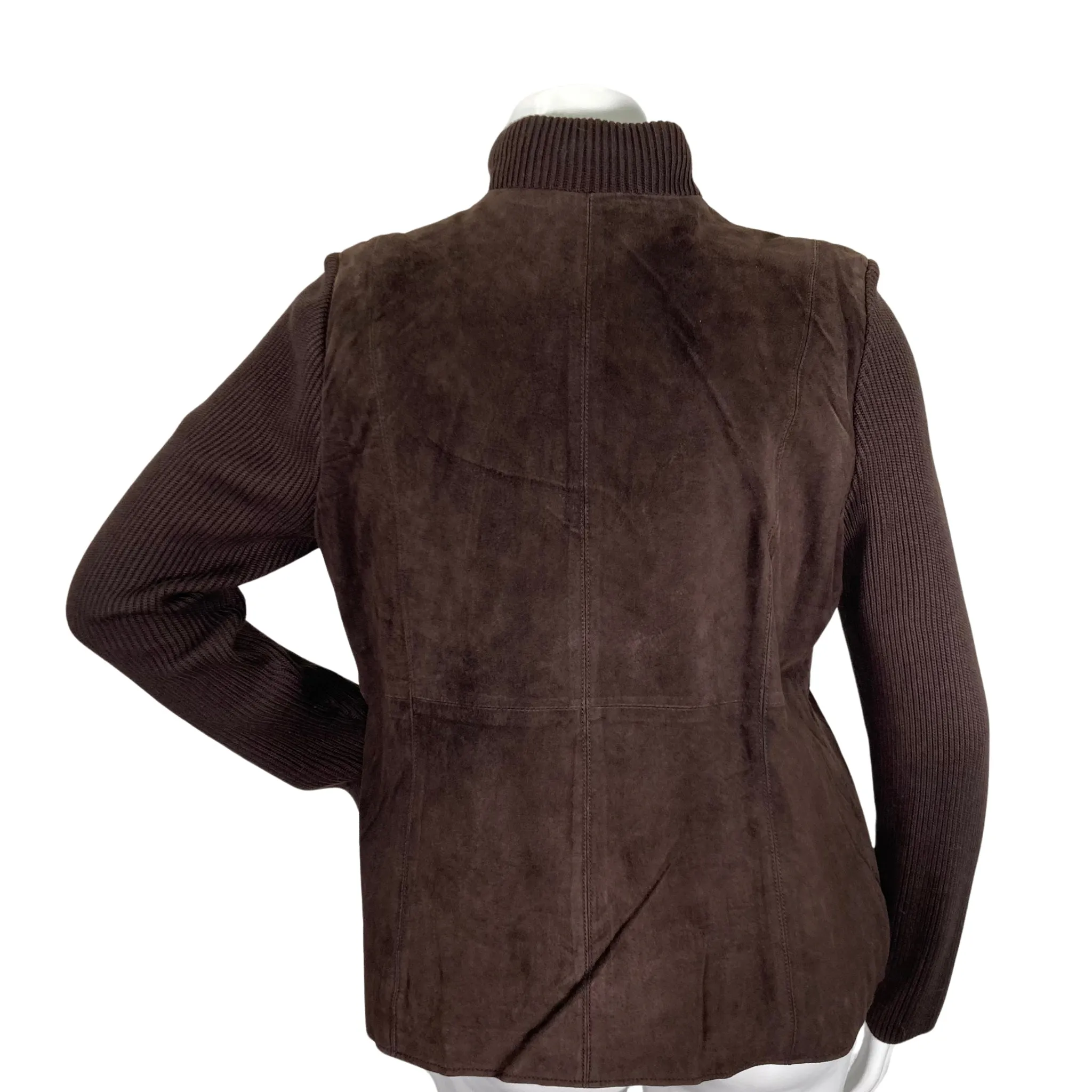 Linea Brown Suede Jacket