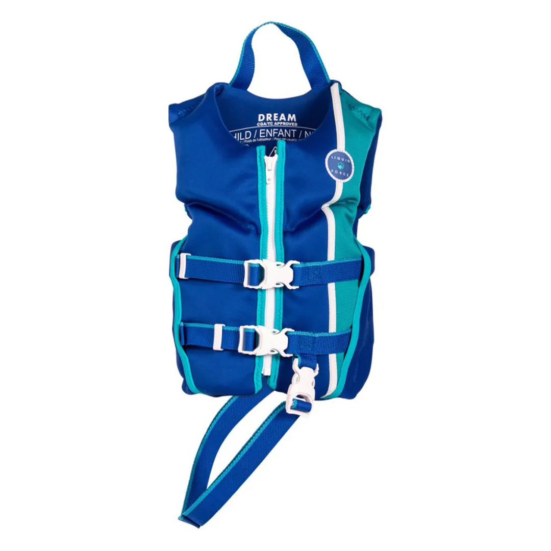 Liquid Force 2022  Dream Child ~and Infant CGA Wake Vest Navy/Aqua Infant