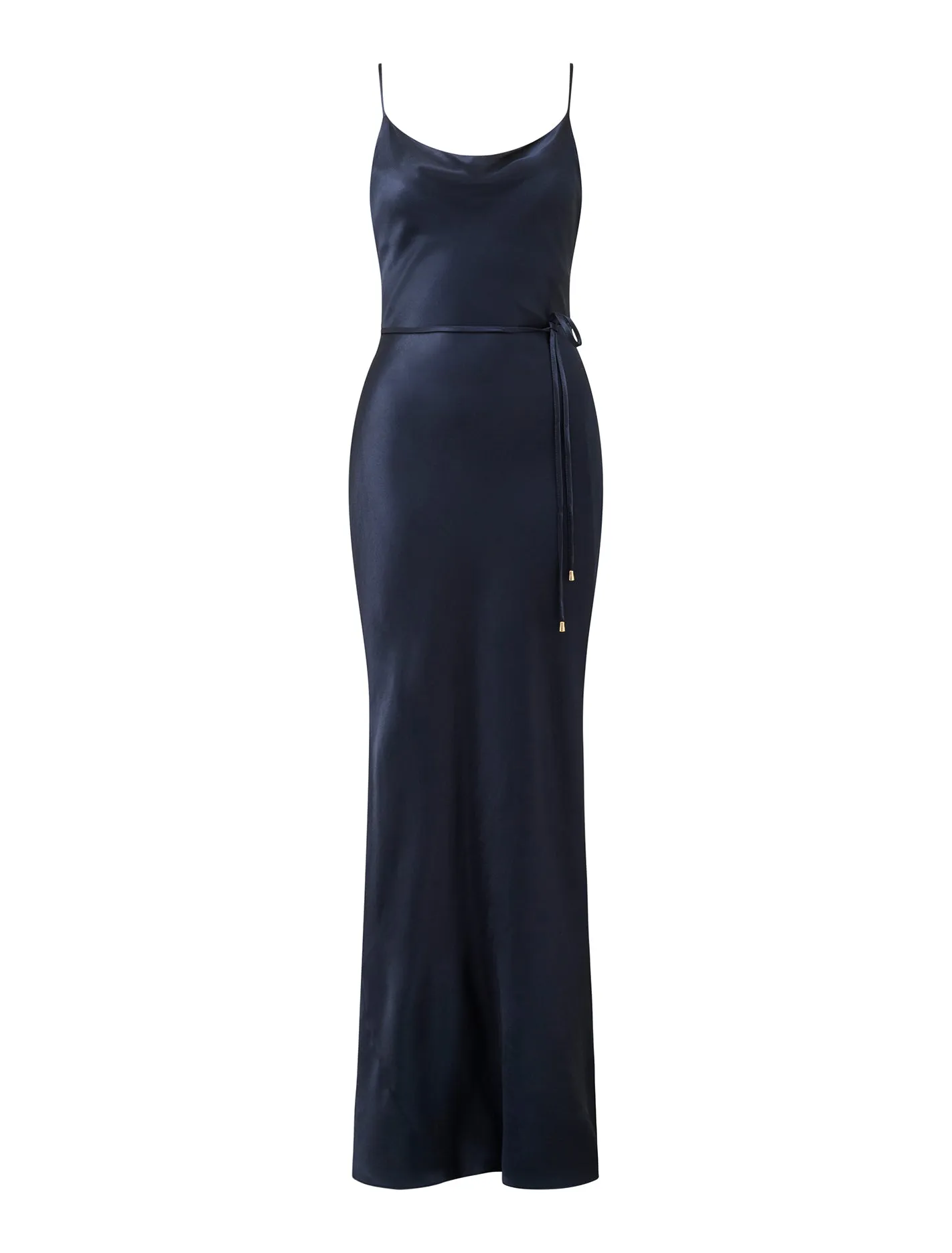 Lucy Satin Cowl Maxi Dress