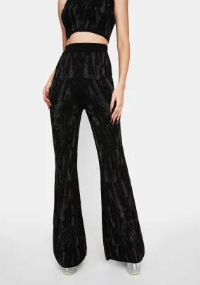 Lurex Knitted Trousers