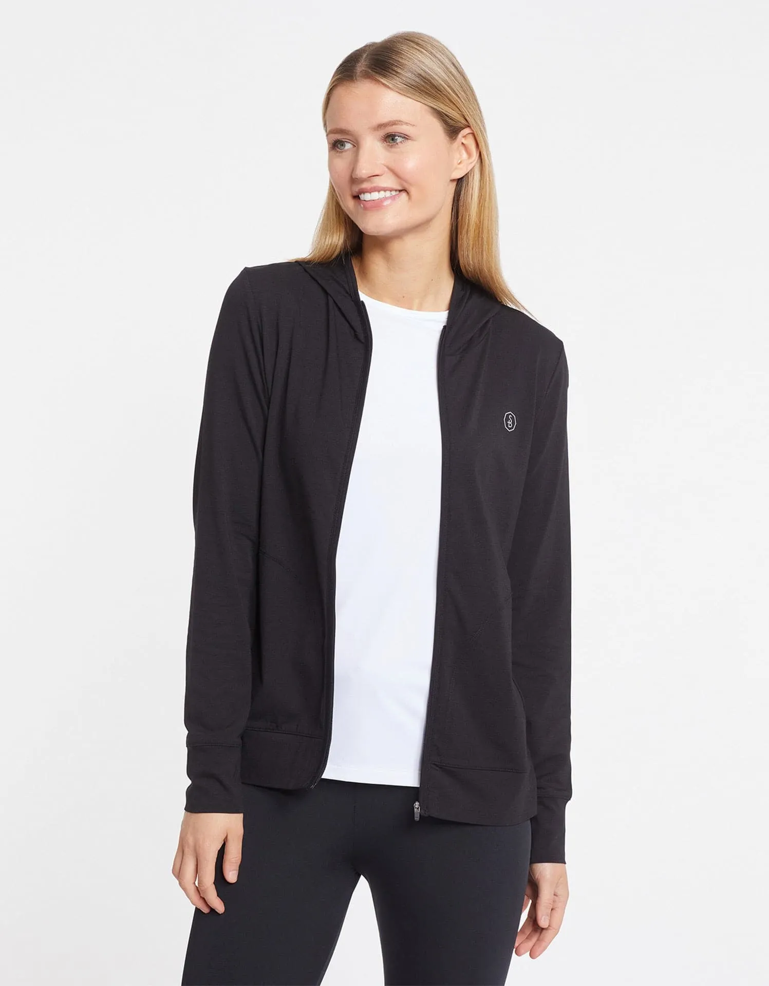 Luxe Hooded Full Zip Top UPF 50  Sensitive Collection