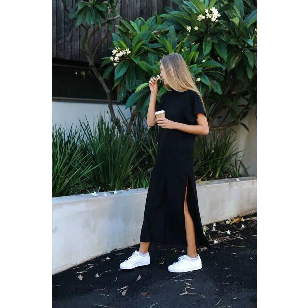 Maxi T Shirt Dress Women 2019 Summer Beach Casual Office Sexy