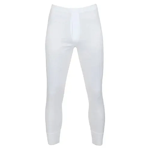 Mens Thermal Long Johns Winter Warm Thermal Underwear - 4 Colours All Sizes (Medium, White)