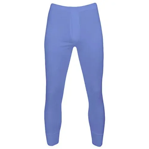 Mens Thermal Long Johns Winter Warm Thermal Underwear - 4 Colours All Sizes (XLarge, Blue)