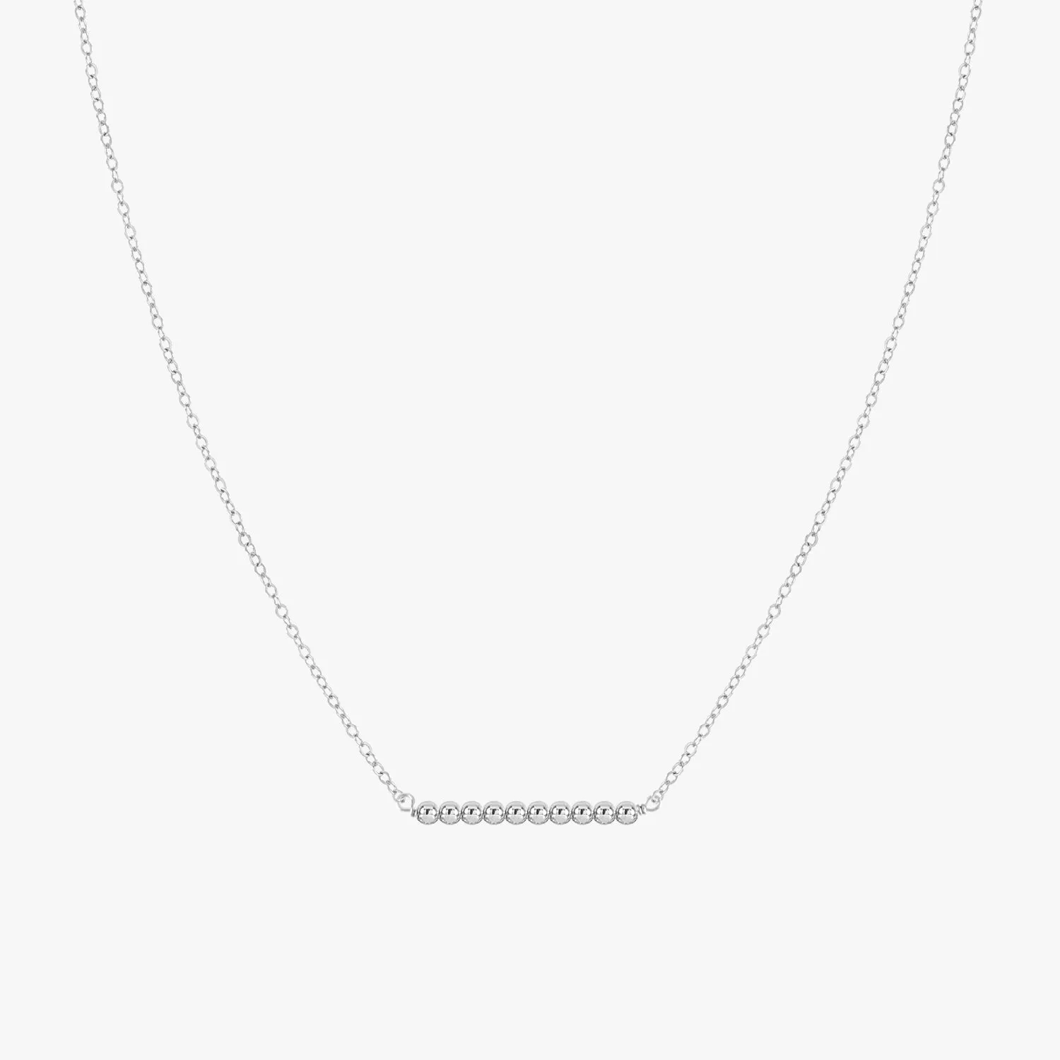 Minimalist Beads Bar Necklace