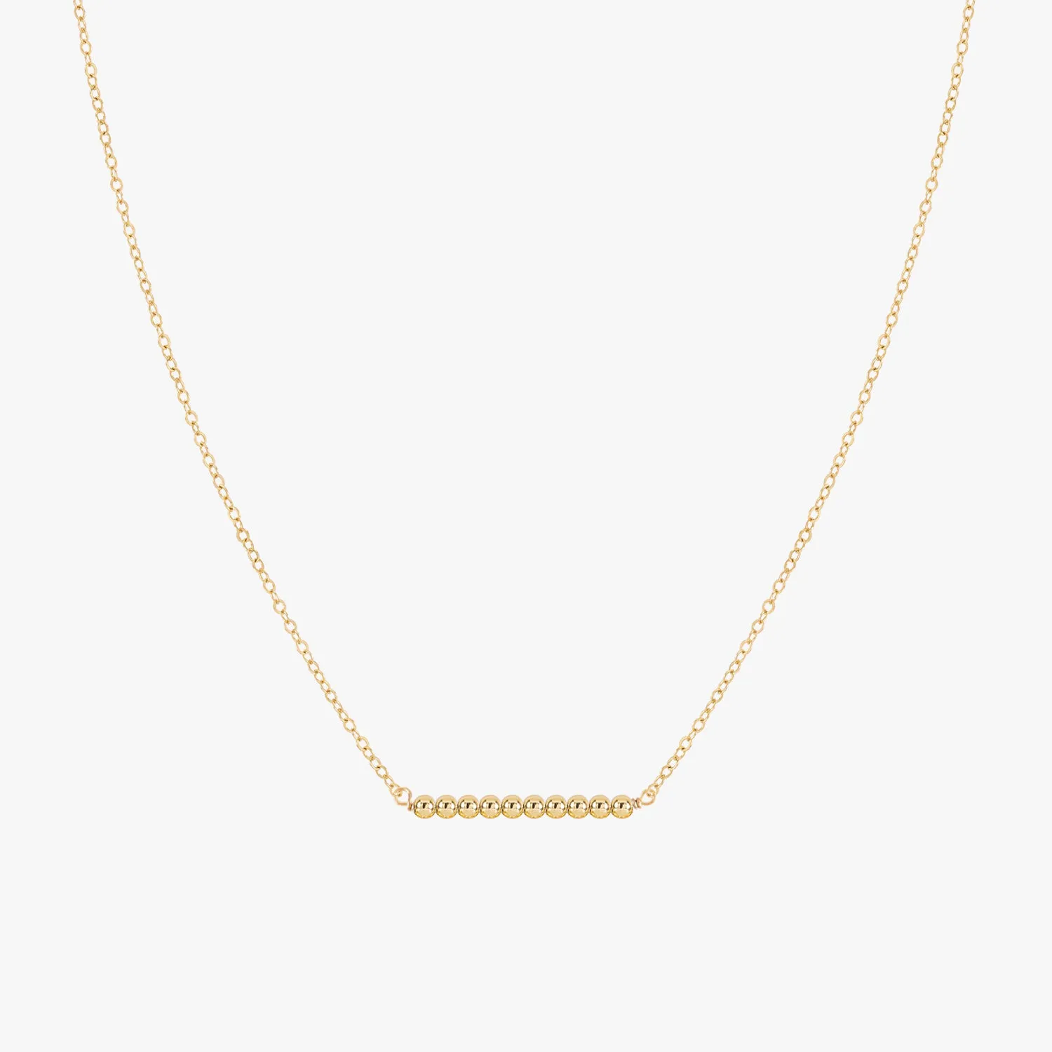 Minimalist Beads Bar Necklace