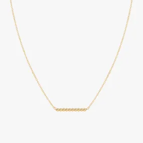 Minimalist Beads Bar Necklace