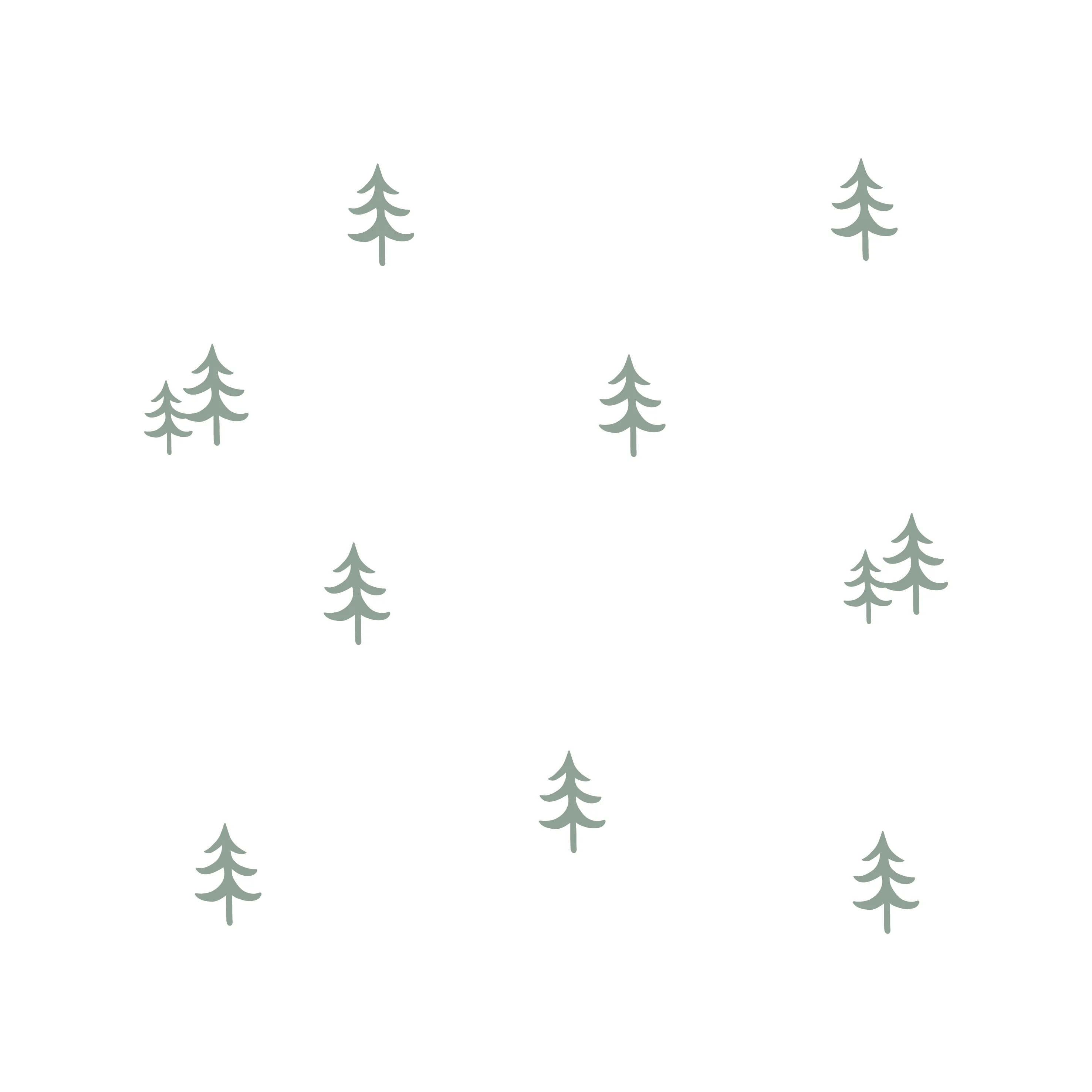 Minimalist Tree Fabric Decal