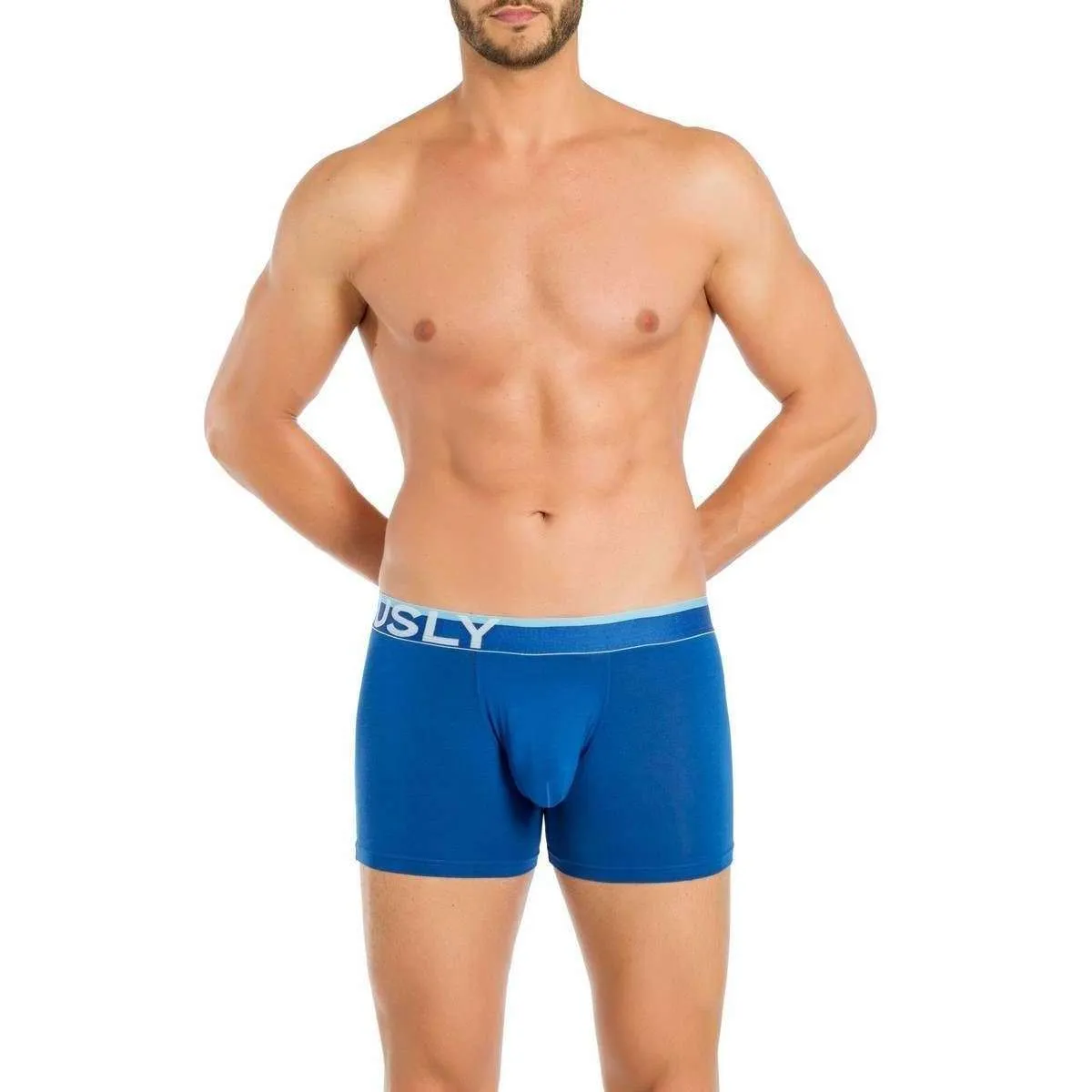 Obviously EveryMan AnatoMAX Boxer Brief 3inch Leg - Blue