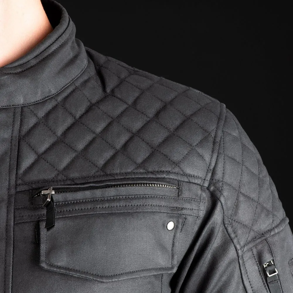 Oxford Hardwick Textile Jacket Black