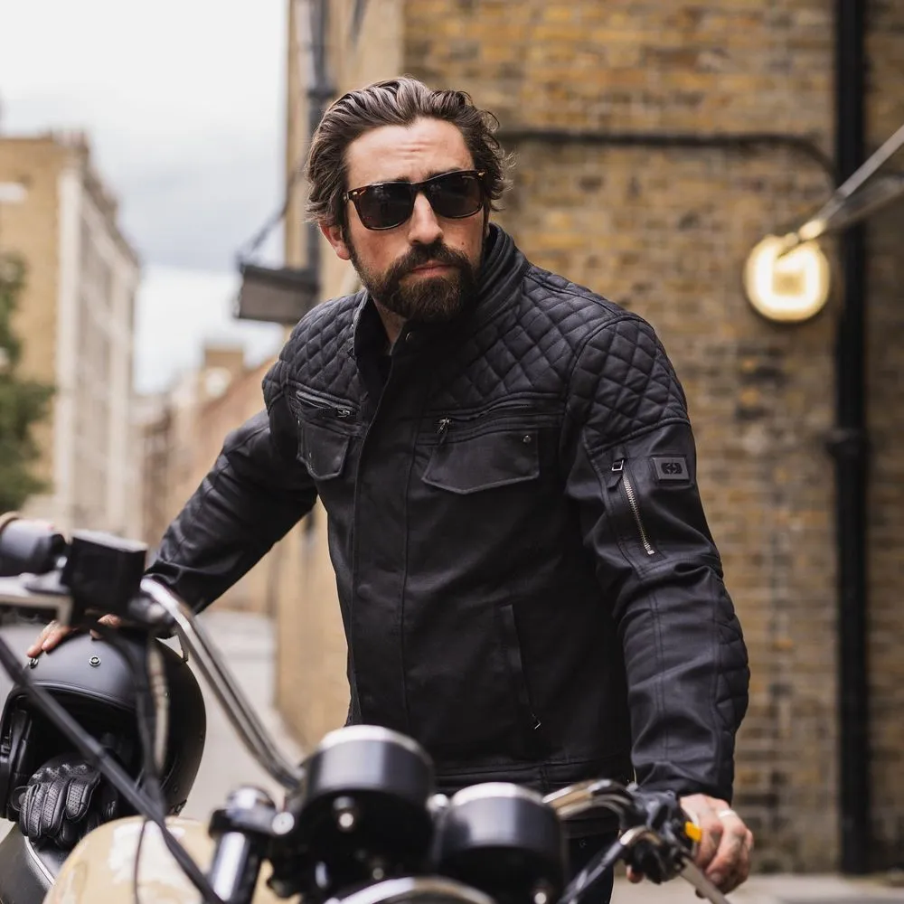 Oxford Hardwick Textile Jacket Black