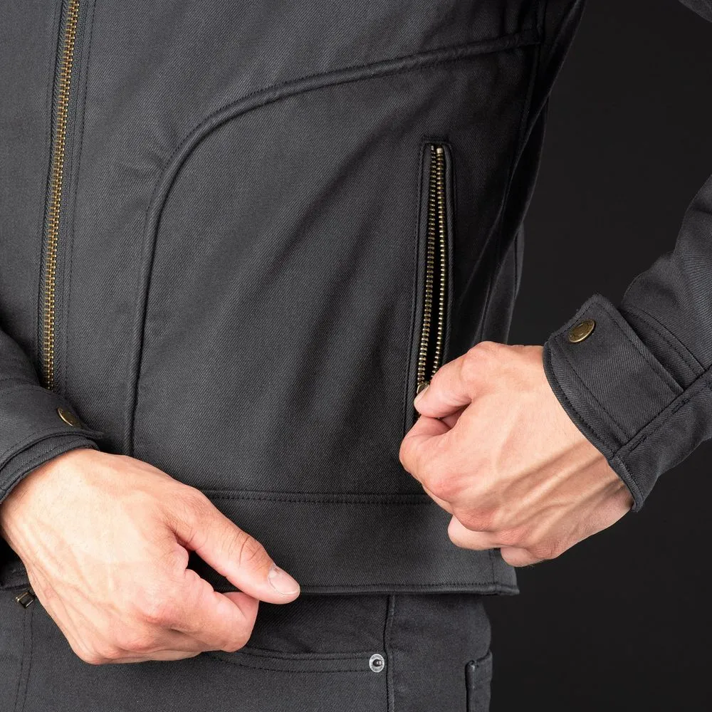 Oxford Holborn Textile Jacket Stealth Black