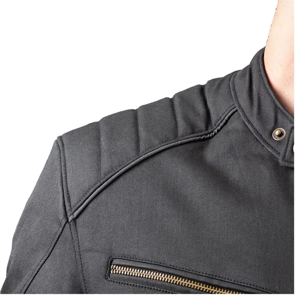 Oxford Holborn Textile Jacket Stealth Black