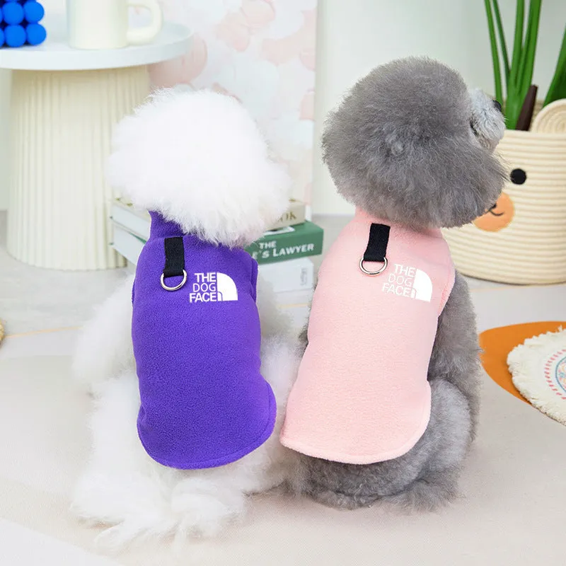 Pet Pull Loop Vest Thickened Dog Jacket