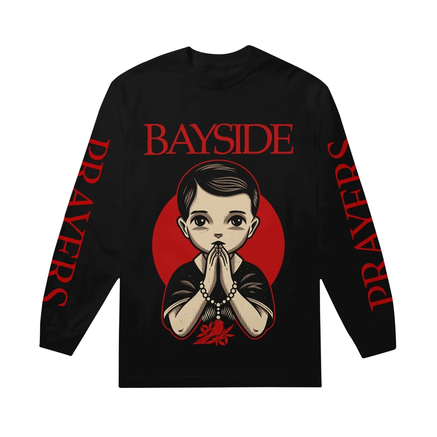 Prayers Black Long Sleeve