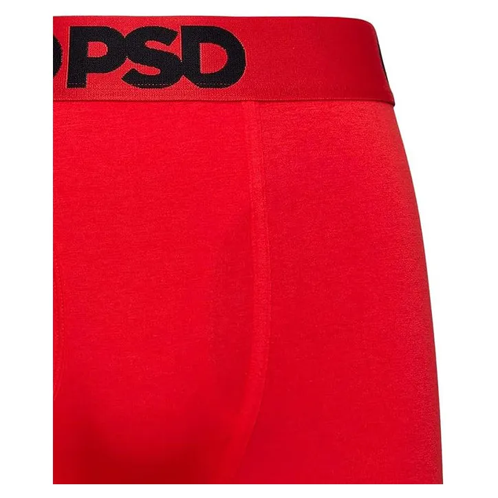 PSD Men's Multicolor Modal Red 3-Pack Boxer Briefs Medium Underwear - 322180162-MUL-M