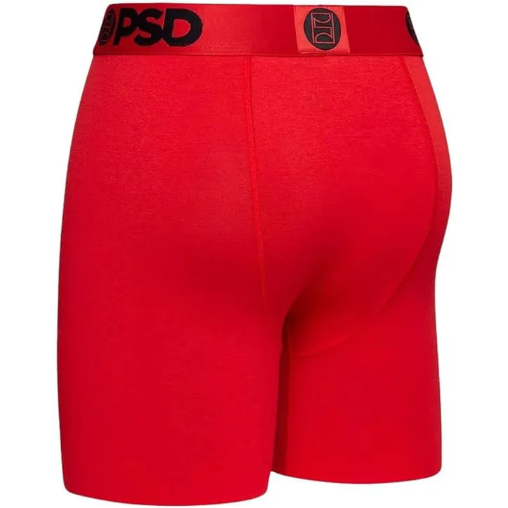 PSD Men's Multicolor Modal Red 3-Pack Boxer Briefs Medium Underwear - 322180162-MUL-M