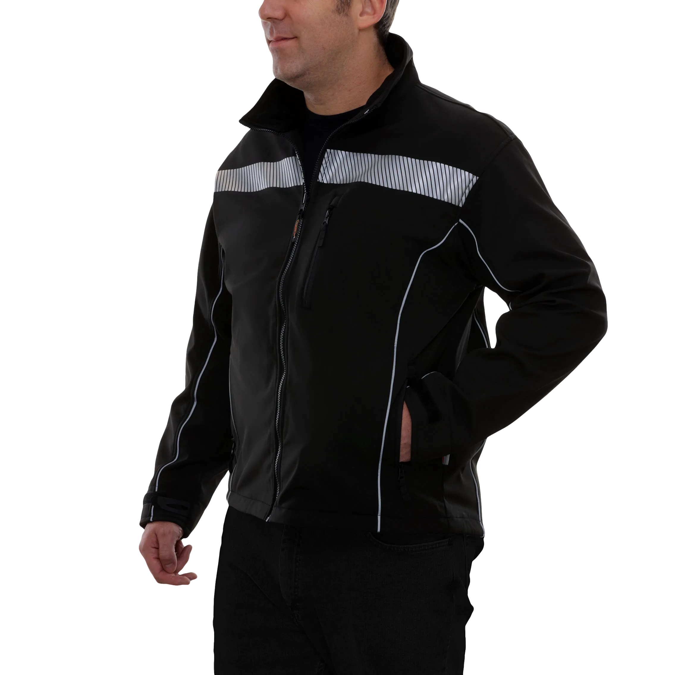 Reflective Jacket Soft Shell Water Resistant