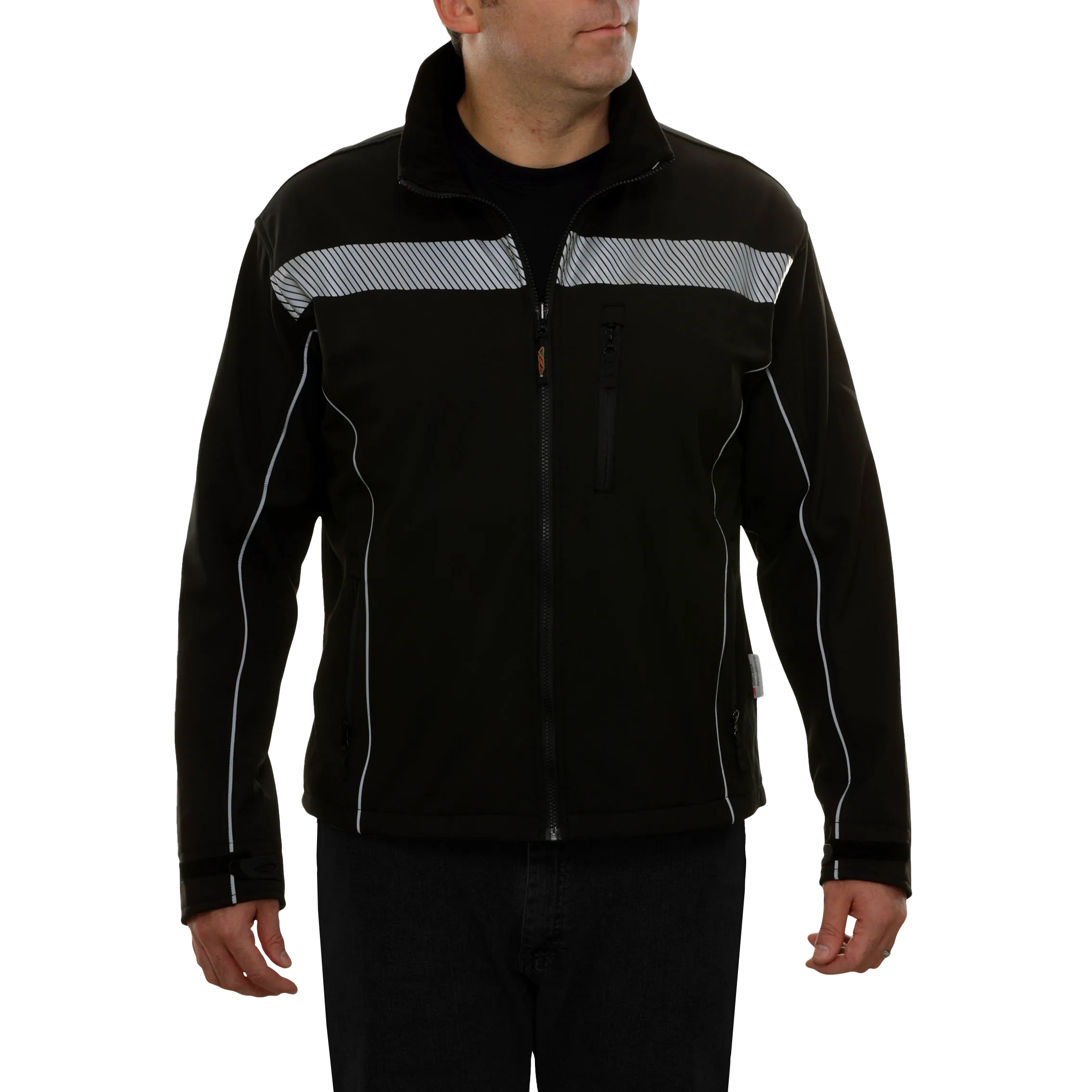 Reflective Jacket Soft Shell Water Resistant