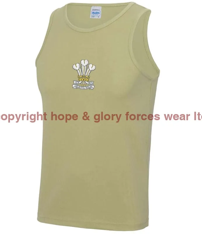 Royal Welsh Embroidered Sports Vest