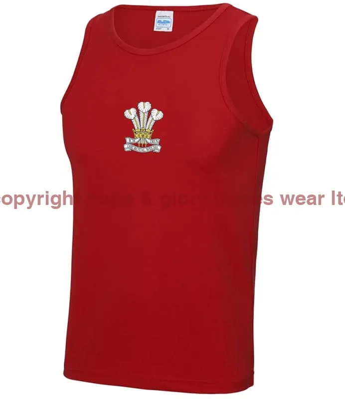 Royal Welsh Embroidered Sports Vest