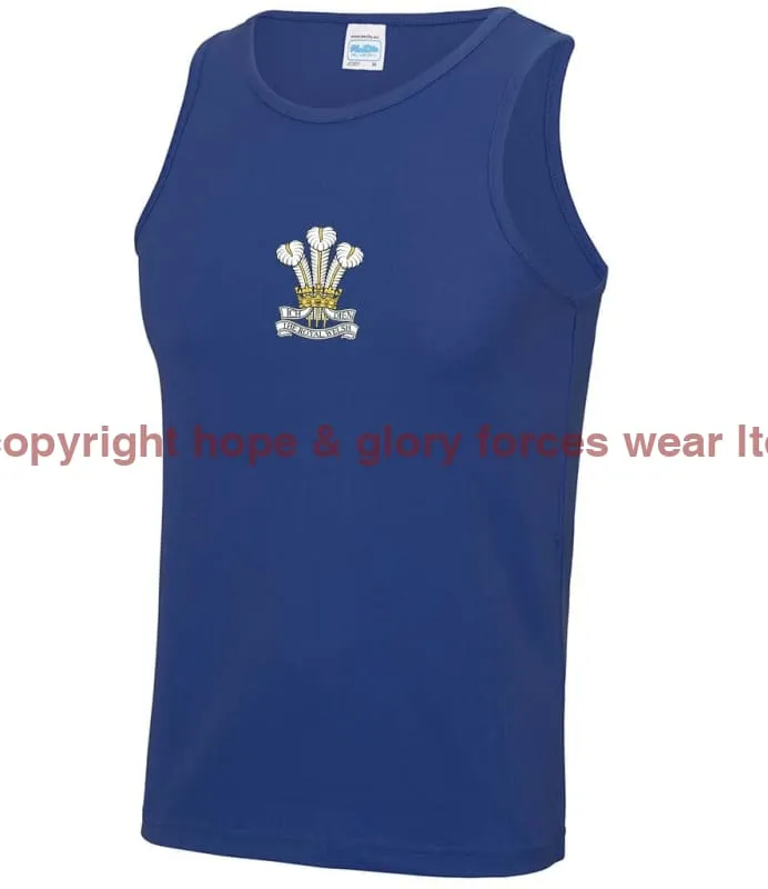 Royal Welsh Embroidered Sports Vest