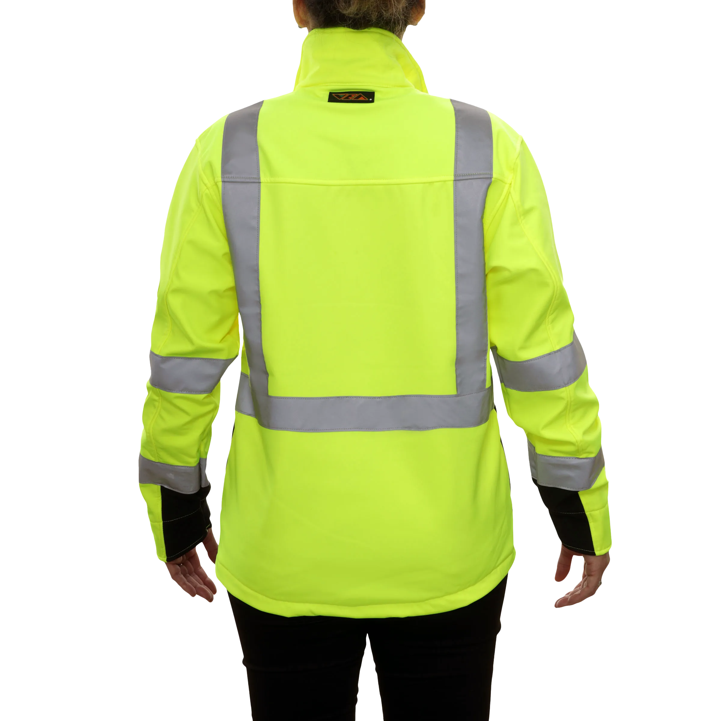 Safety Jacket Hi Vis Soft Shell Water Resistant