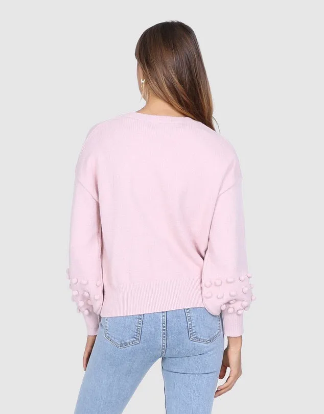 Sorrento dusty pink knit