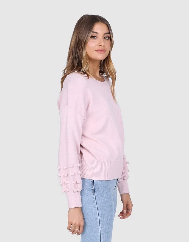 Sorrento dusty pink knit