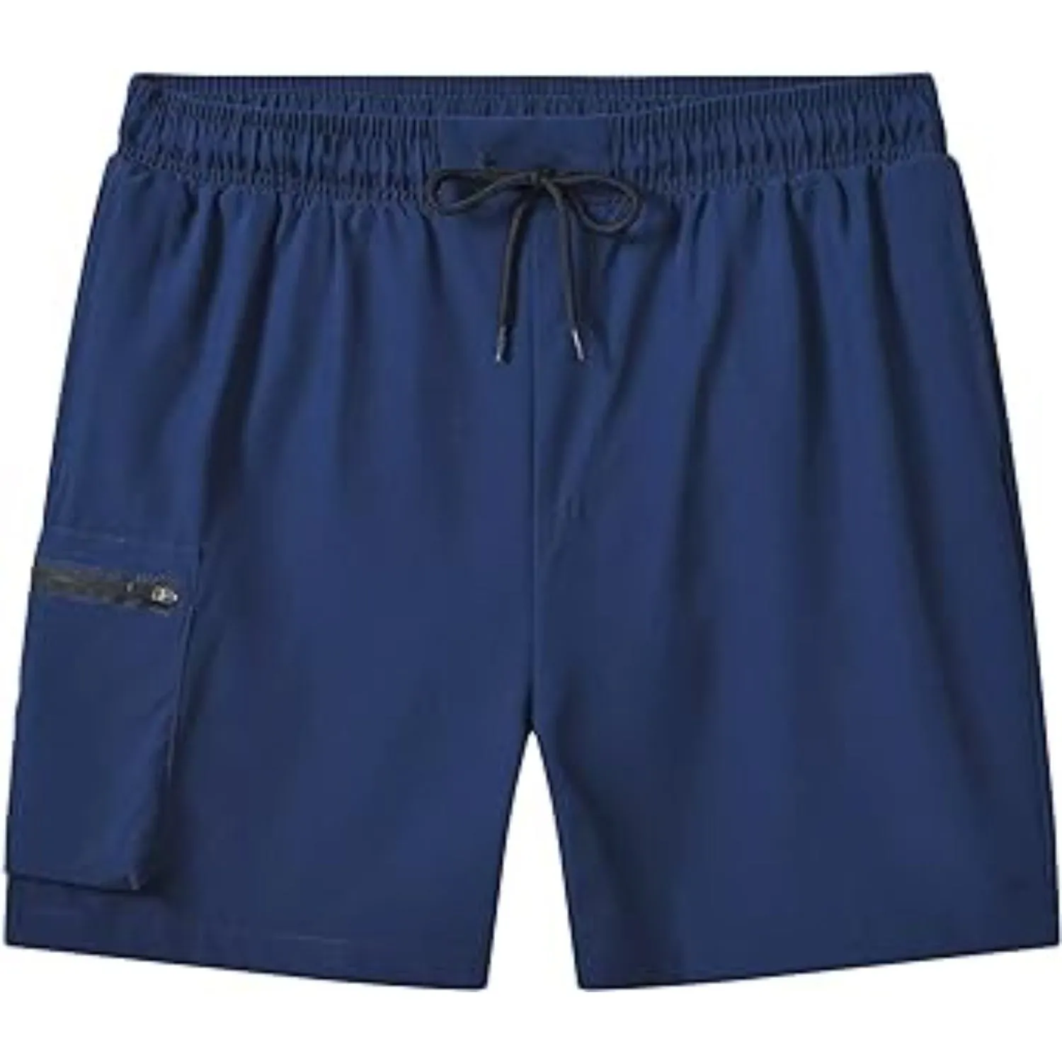 Stretchable Swim Shorts With Zipper Pockets