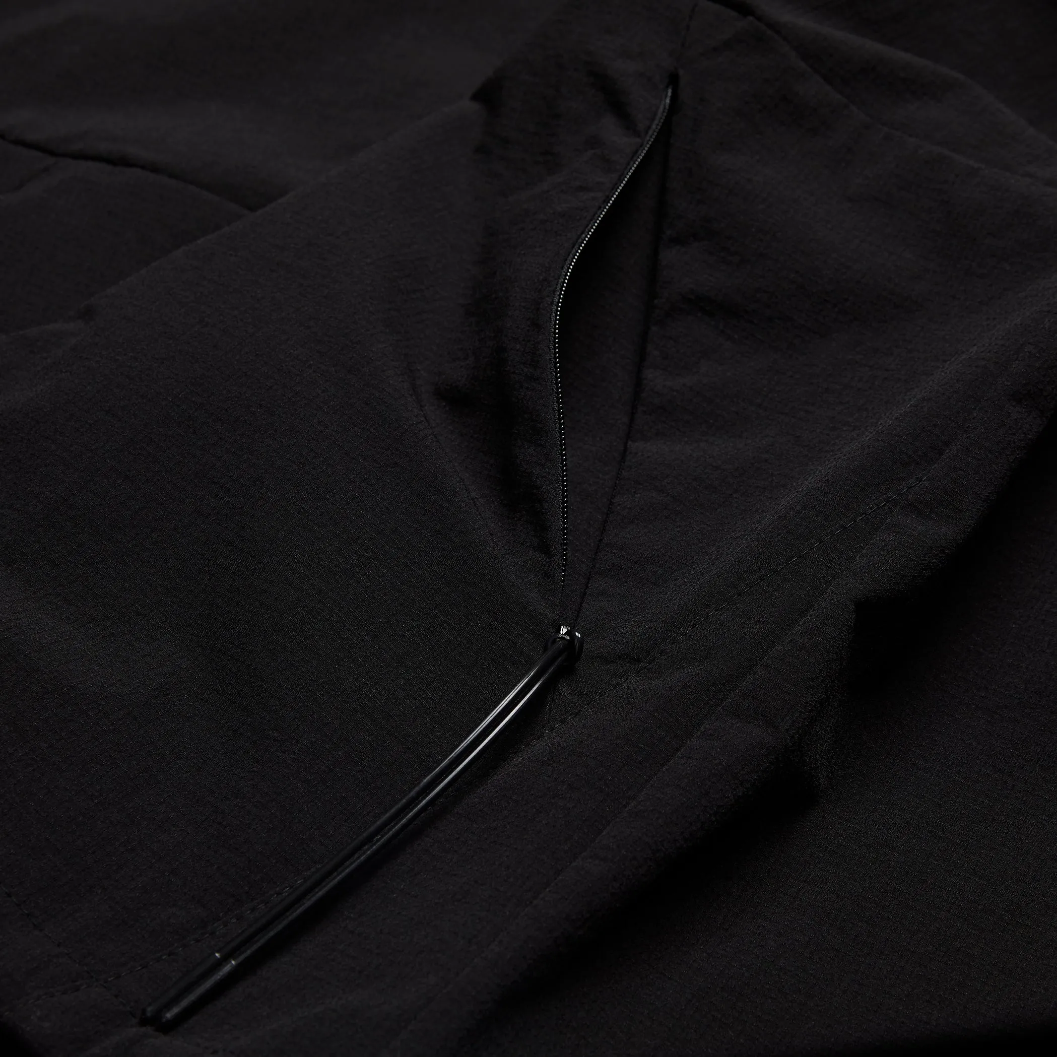 Technical Half Zip Jacket Black