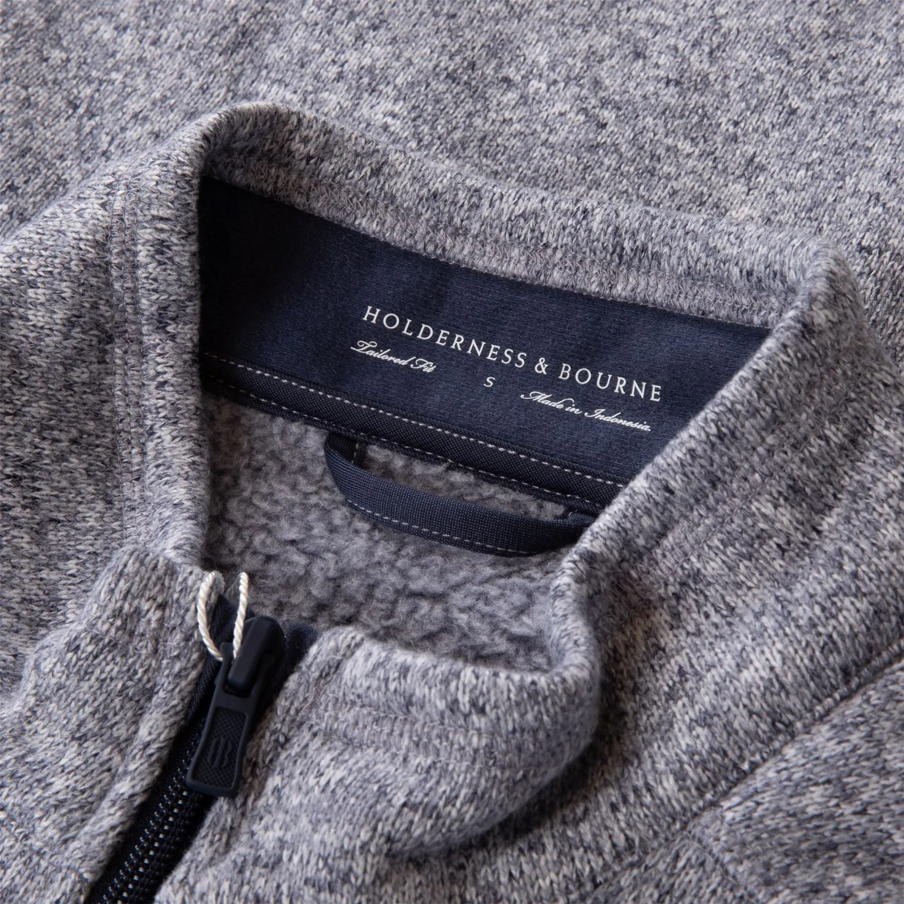 The Ashby Lightweight Jacket Heathered Navy - AW24