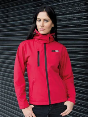 Vegan Women's Core TX Performance Hooded Softshell Jacket | Multiple Colours