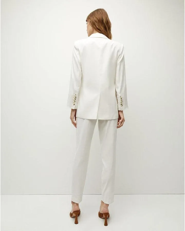 Veronica Beard Bexley Stretch Linen Dickey Jacket