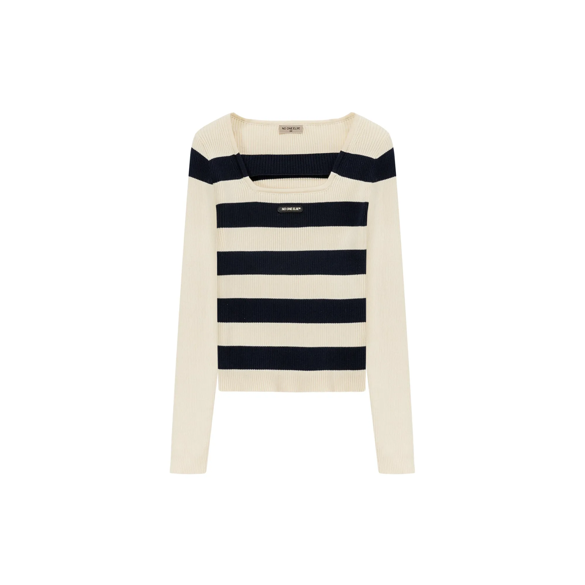 Vintage Striped Knit Top