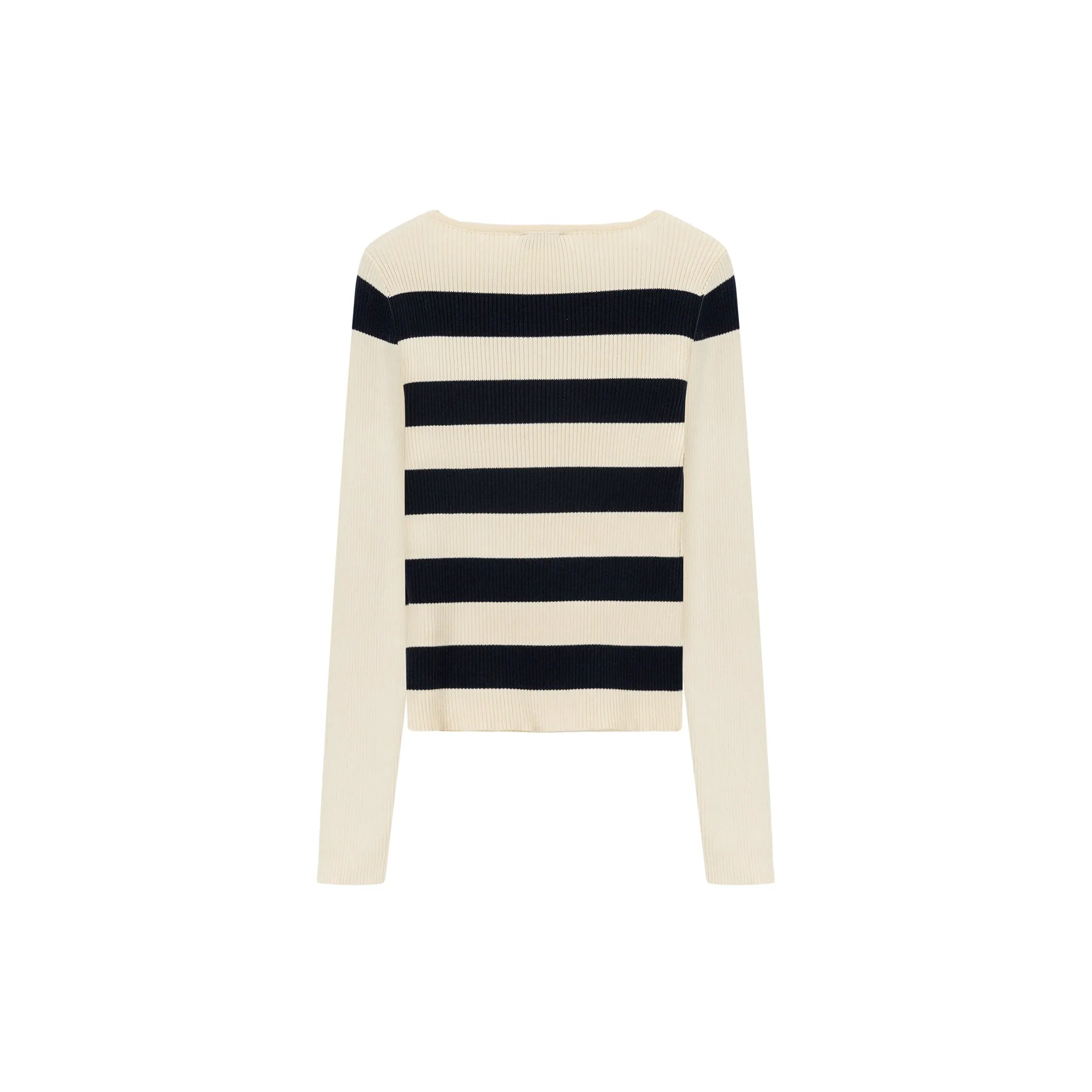 Vintage Striped Knit Top