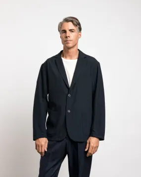 West Coast Blazer in Tropical Wool Navy