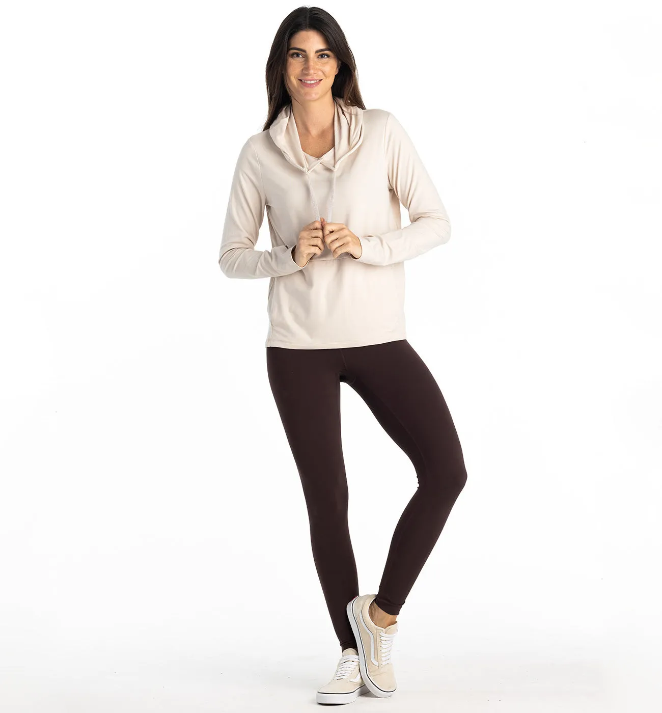 Women's Bamboo Flex Hoodie - Stone