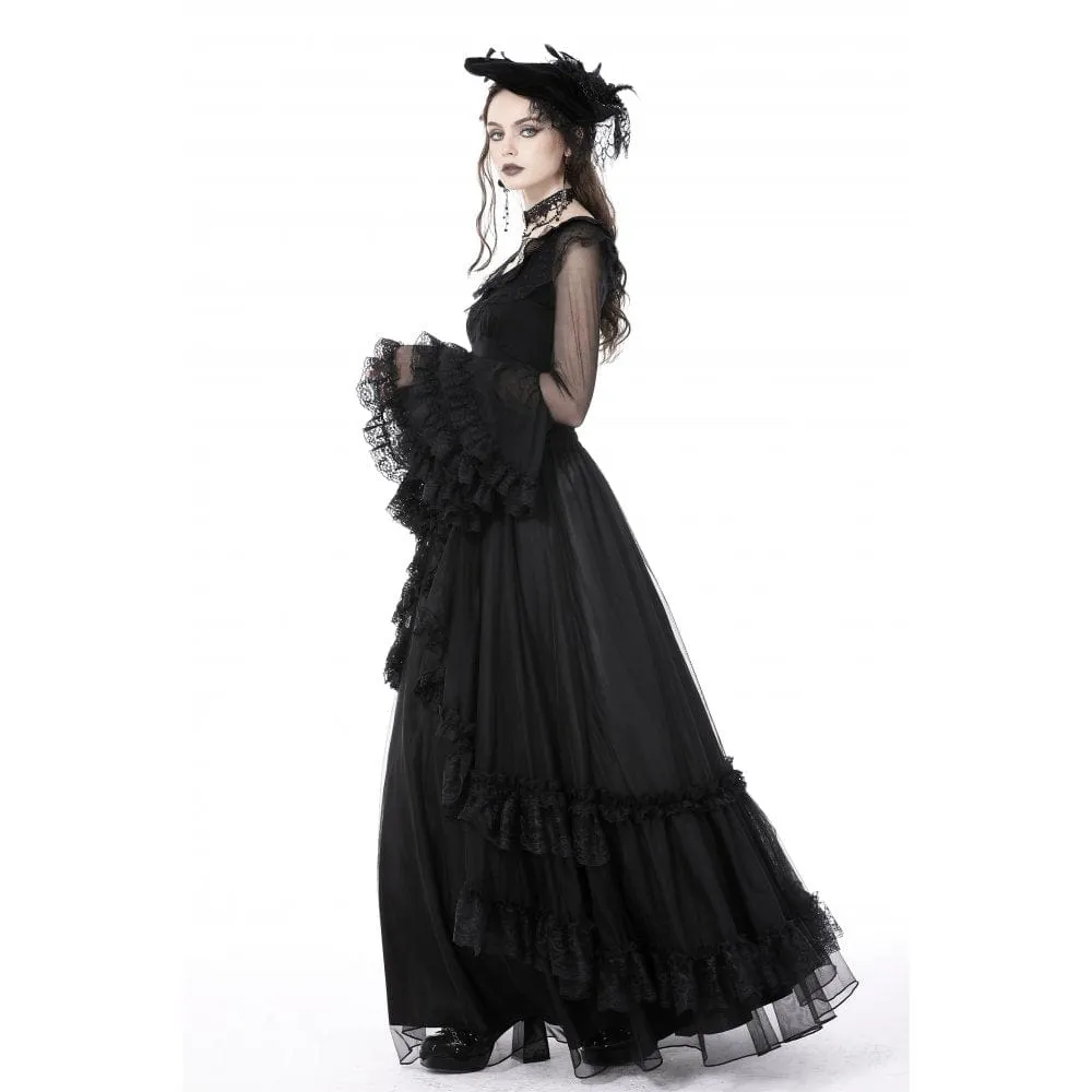 Women's Gothic Ruffled Layered Skirt