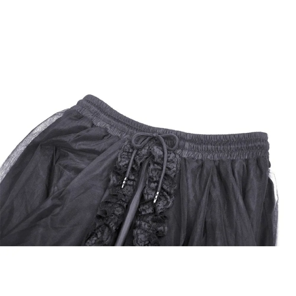 Women's Gothic Ruffled Layered Skirt